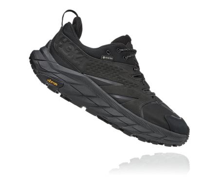 Hoka One One Anacapa Low GORE-TEX - Adidasi Alergare Barbati Negrii / Negrii | RO-7I05V1J